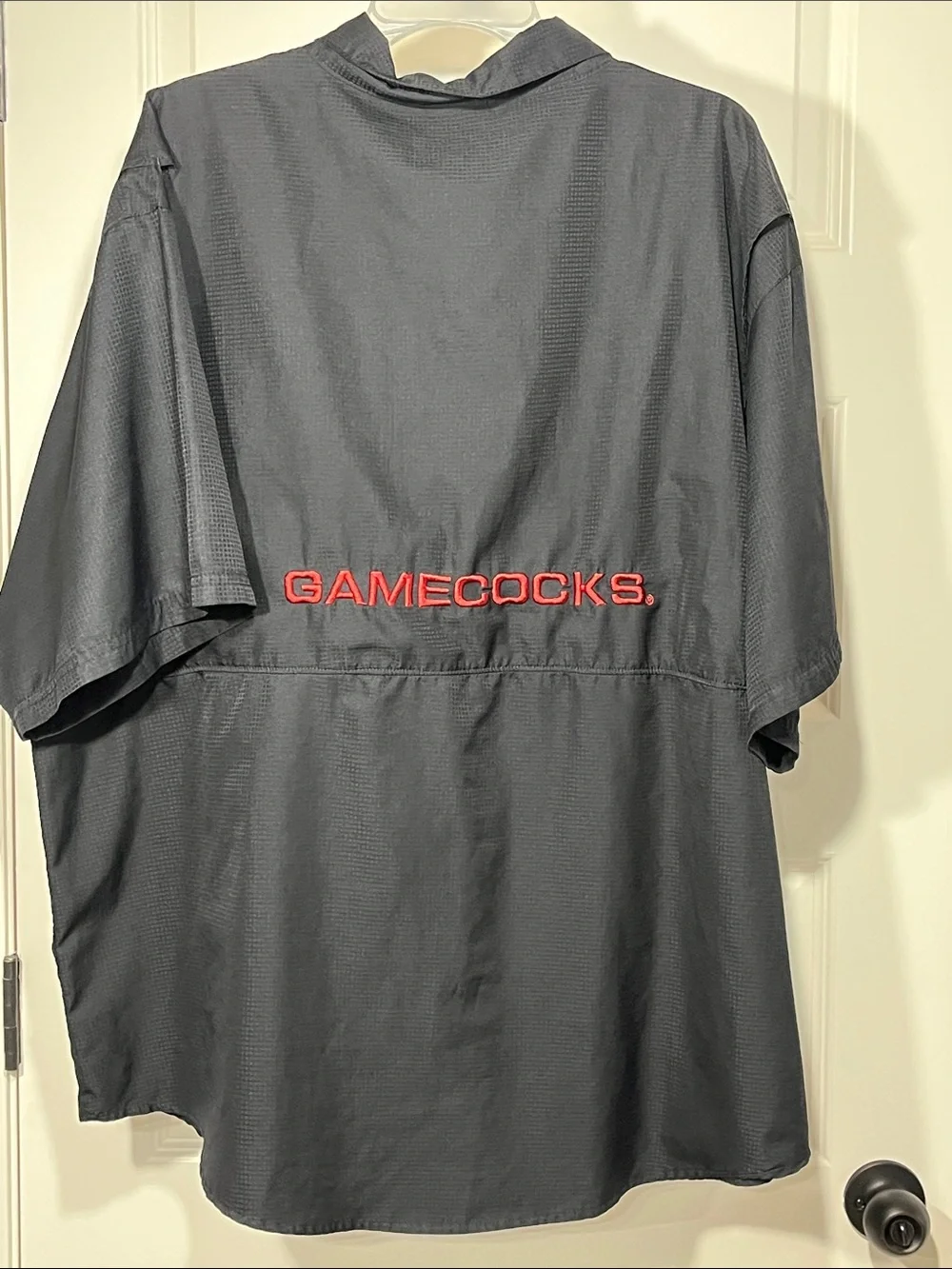 Columbia PFG South Carolina Gamecocks Black Fishing Shirt Men’s Button Up